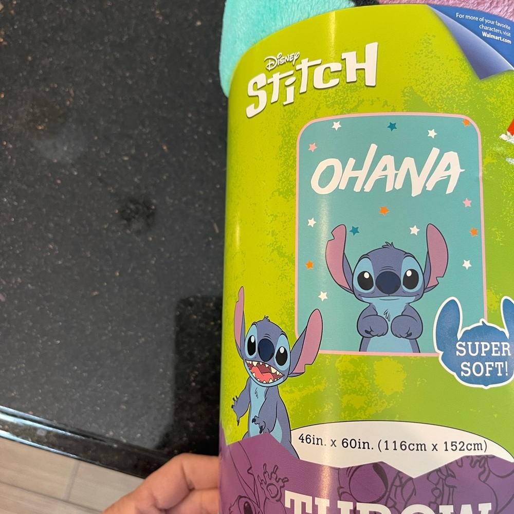 Brand new stitch throw blanket